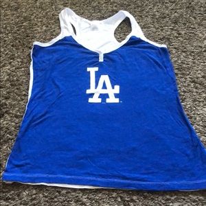 LA Dodgers fan tank top